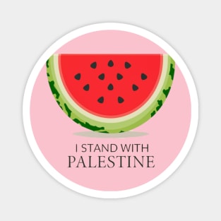 I stand with palestine Magnet
